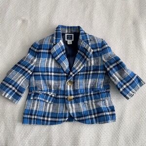 Janie and Jack Linen Suit Jacket Blazer